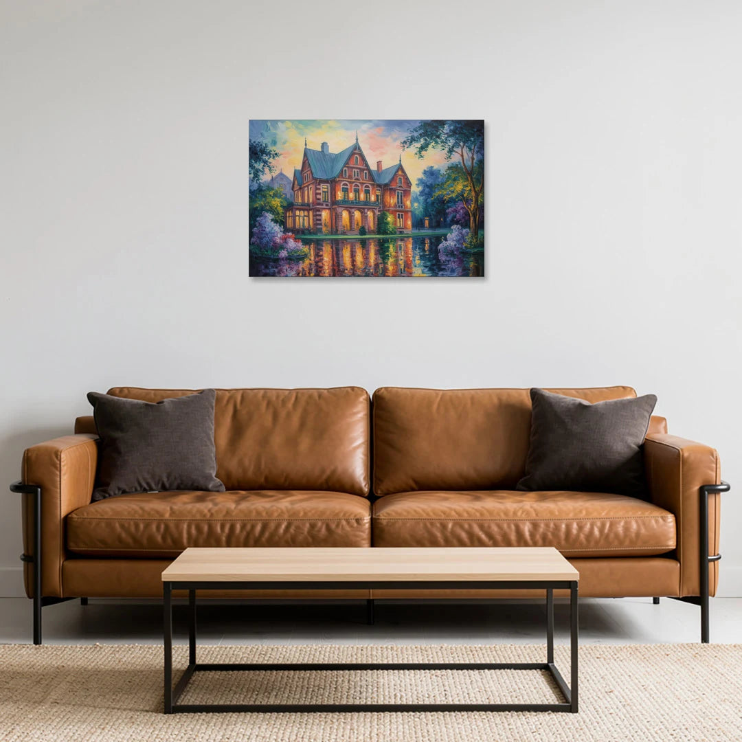 Goethe House Heritage - Canvas Wall Art - Sofa - 30x20