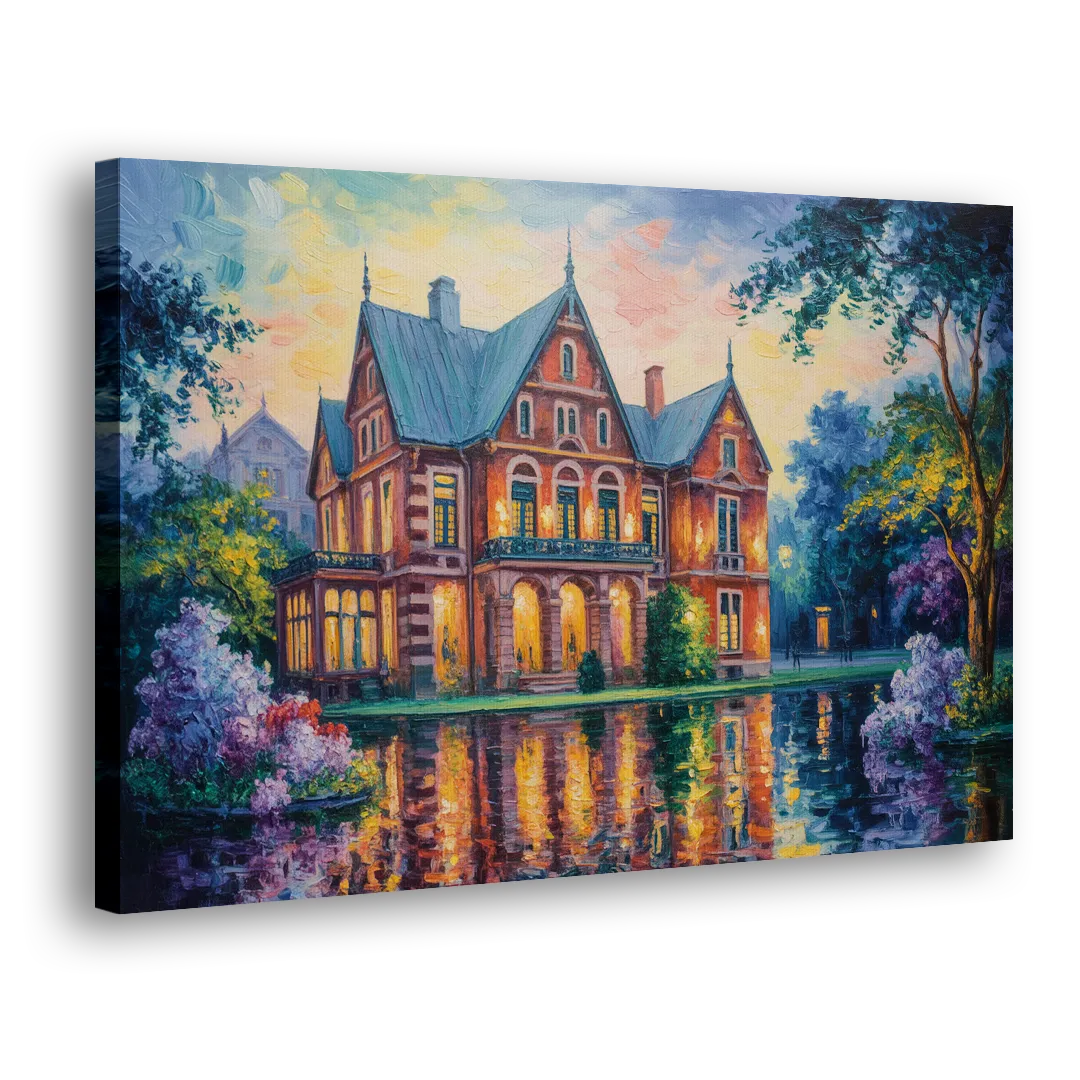 Goethe House Heritage Side - Canvas Wall Art