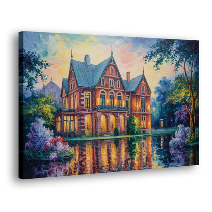 Goethe House Heritage Side - Canvas Wall Art