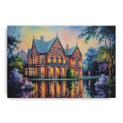 Goethe House Heritage Front - Canvas Wall Art