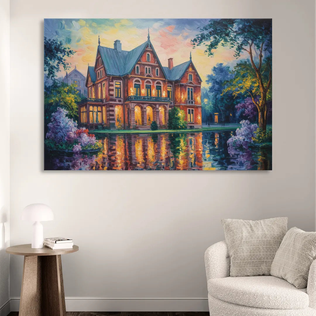 Goethe House Heritage Living Room - Canvas Wall Art