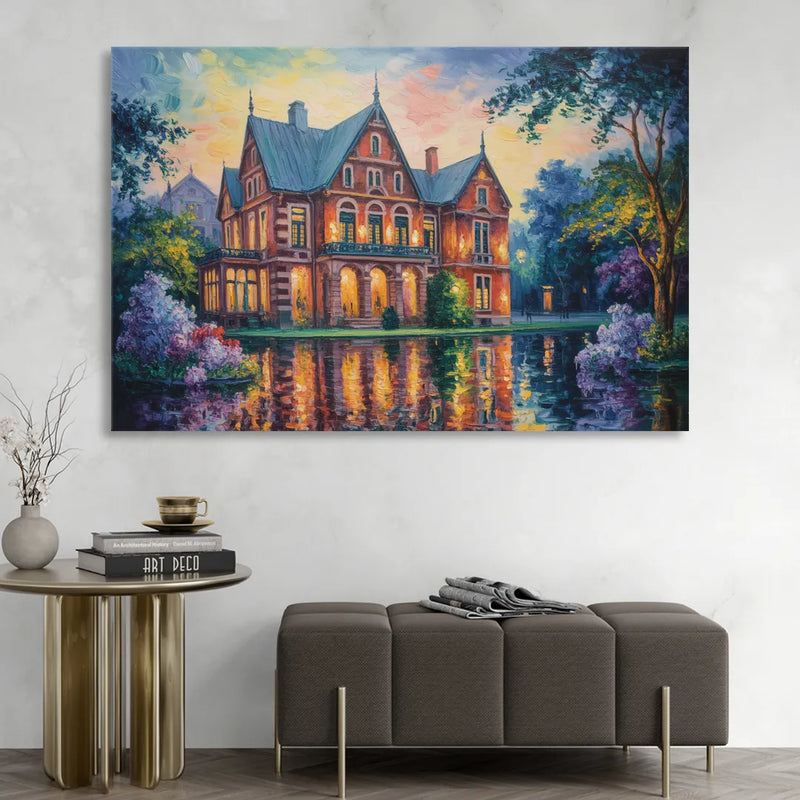 Goethe House Heritage Sitting Room - Canvas Wall Art