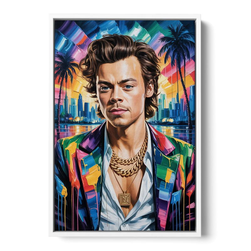 Golden Era Front - White Canvas Wall Art