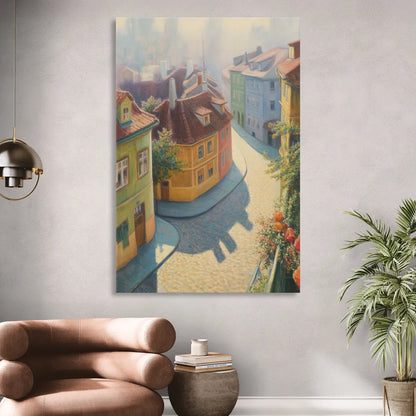 Golden Lane Stories Sitting Room - Canvas Wall Art