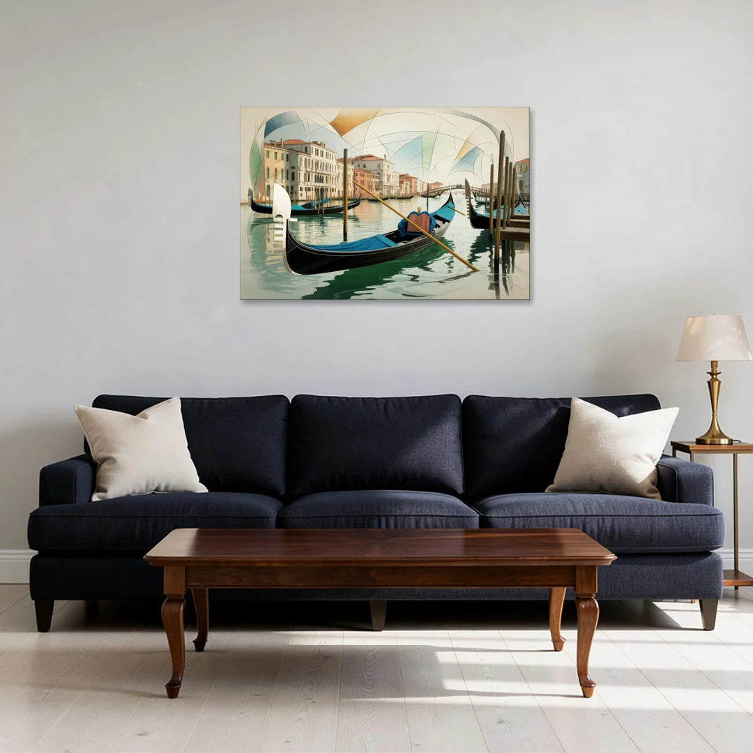 Gondola Dreams - Canvas Wall Art - Sofa - 36x24