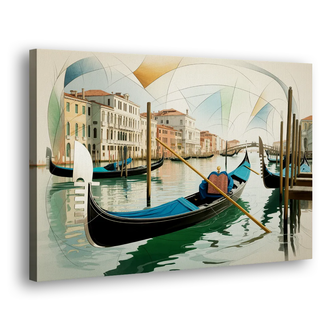 Gondola Dreams Side - Canvas Wall Art