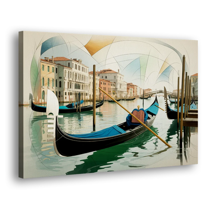 Gondola Dreams Side - Canvas Wall Art