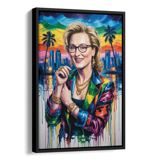 Grace Note Side - Black Canvas Wall Art