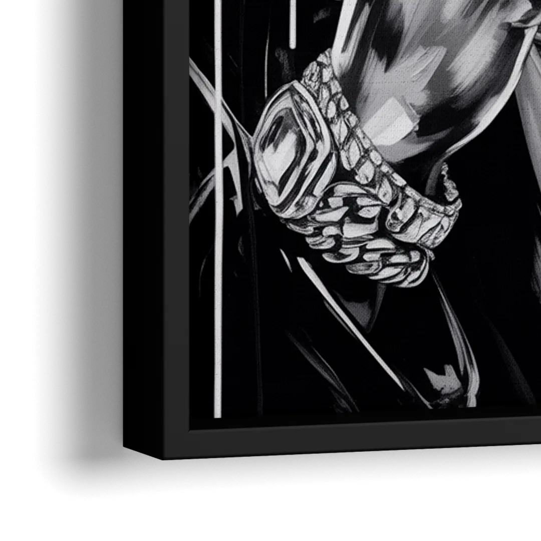 Graduation 2.0 - Close-Up Black Frame Canvas