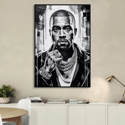 Graduation 2.0 Living Room - Black Canvas Wall Art