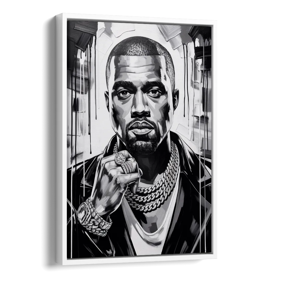 Graduation 2.0 Side - White Canvas Wall Art