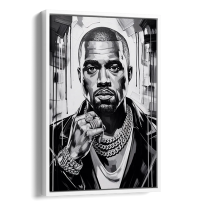 Graduation 2.0 Side - White Canvas Wall Art