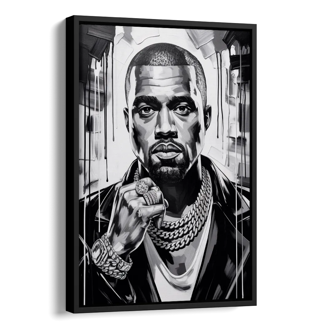 Graduation 2.0 Side - Black Canvas Wall Art