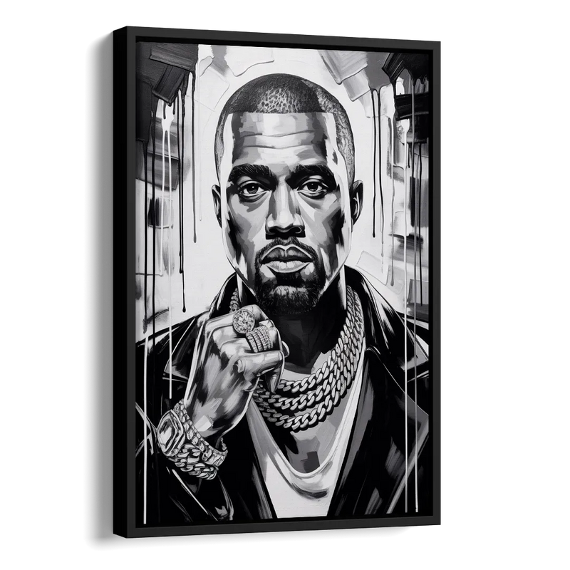 Graduation 2.0 Side - Black Canvas Wall Art