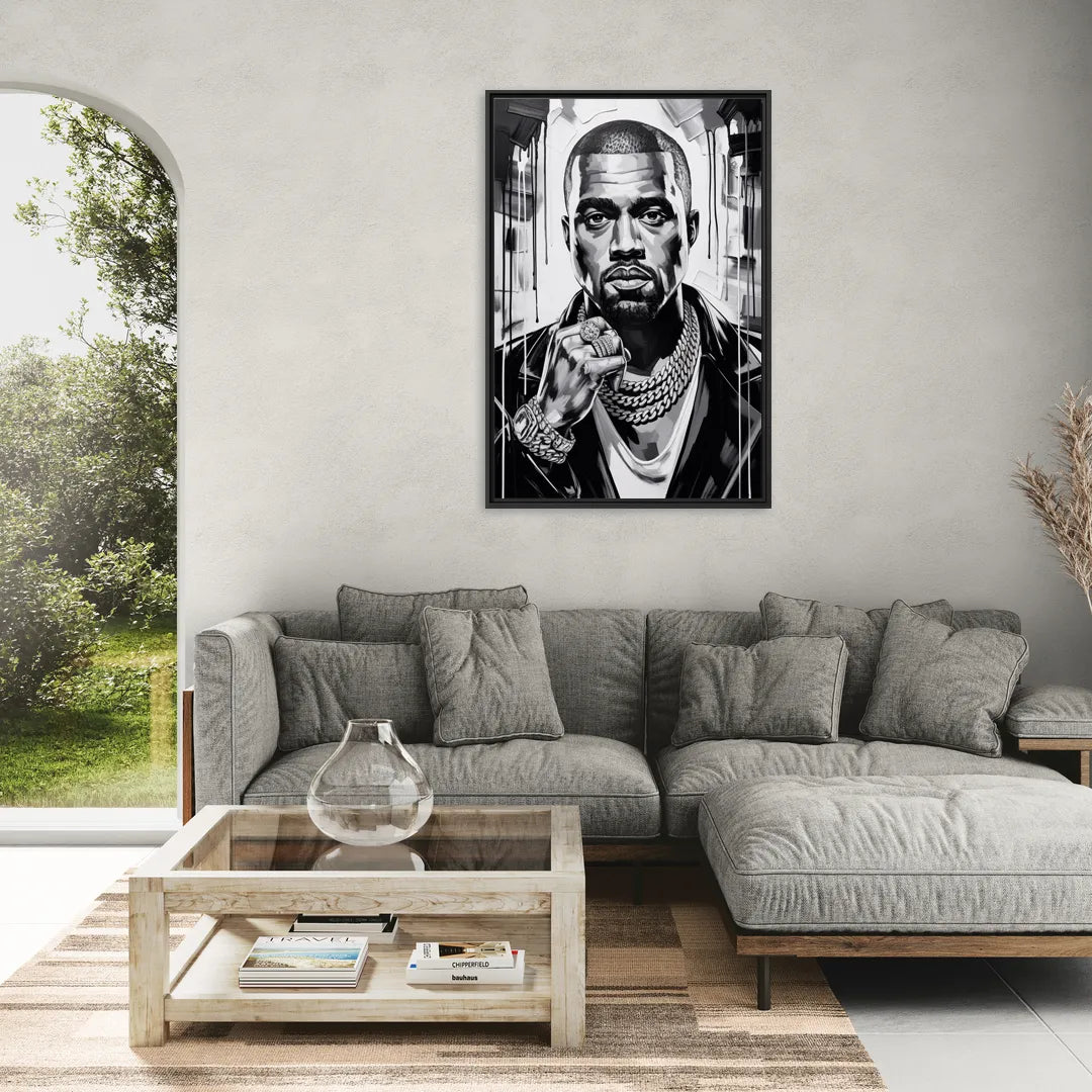 Graduation 2.0 - Living Room Black Frame Canvas