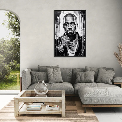 Graduation 2.0 - Living Room Black Frame Canvas