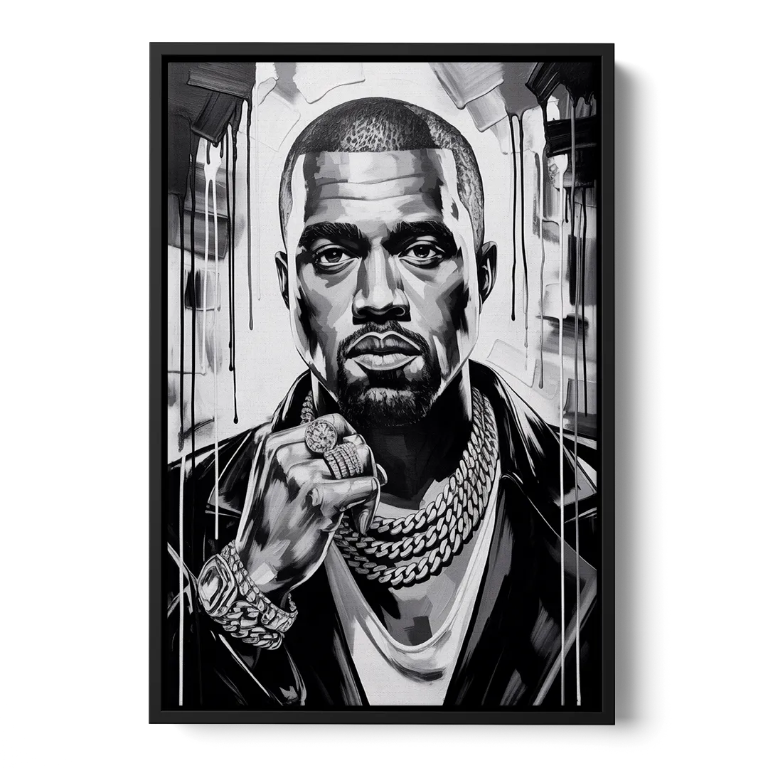 Graduation 2.0 Front - Black Canvas Wall Art