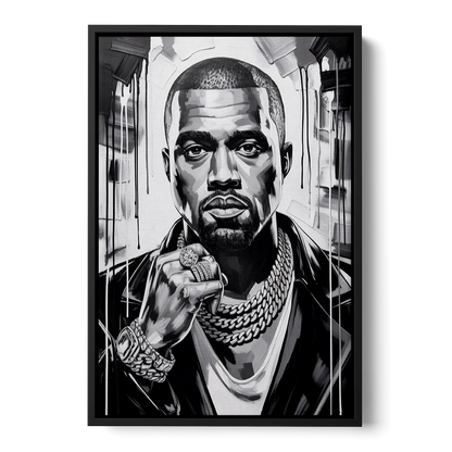 Graduation 2.0 Front - Black Canvas Wall Art