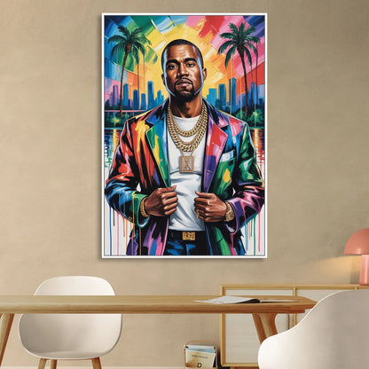 Graduation Living Room - White Canvas Wall Art