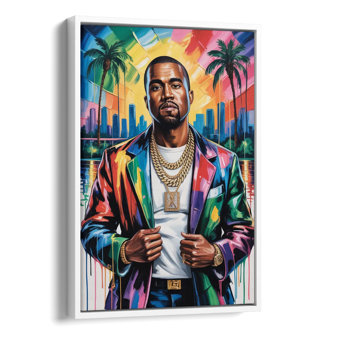 Graduation Side - White Canvas Wall Art