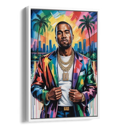 Graduation Side - White Canvas Wall Art