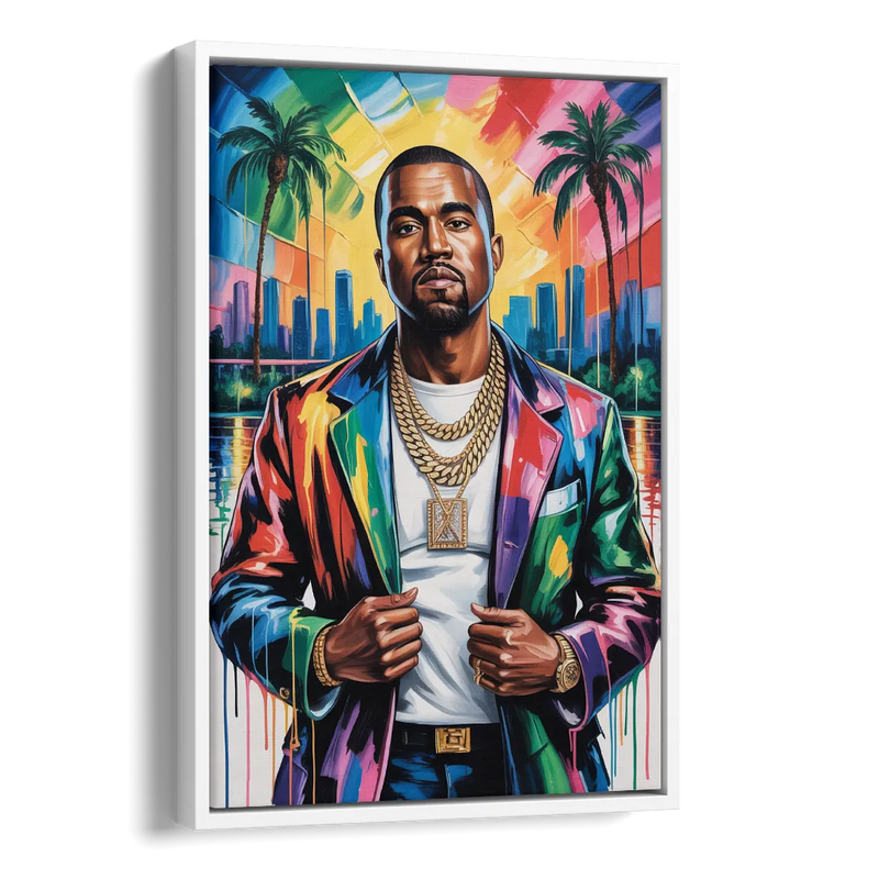 Graduation Side - White Canvas Wall Art