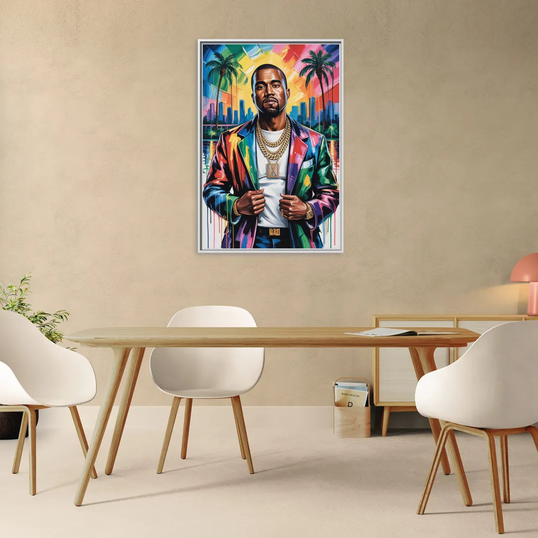 Graduation - Living Room White Frame Canvas