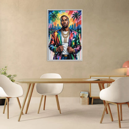 Graduation - Living Room White Frame Canvas
