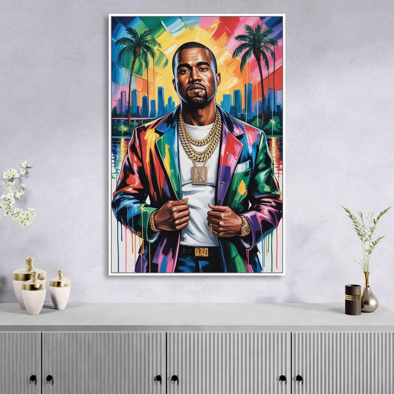 Graduation Sitting Room - White Canvas Wall Art