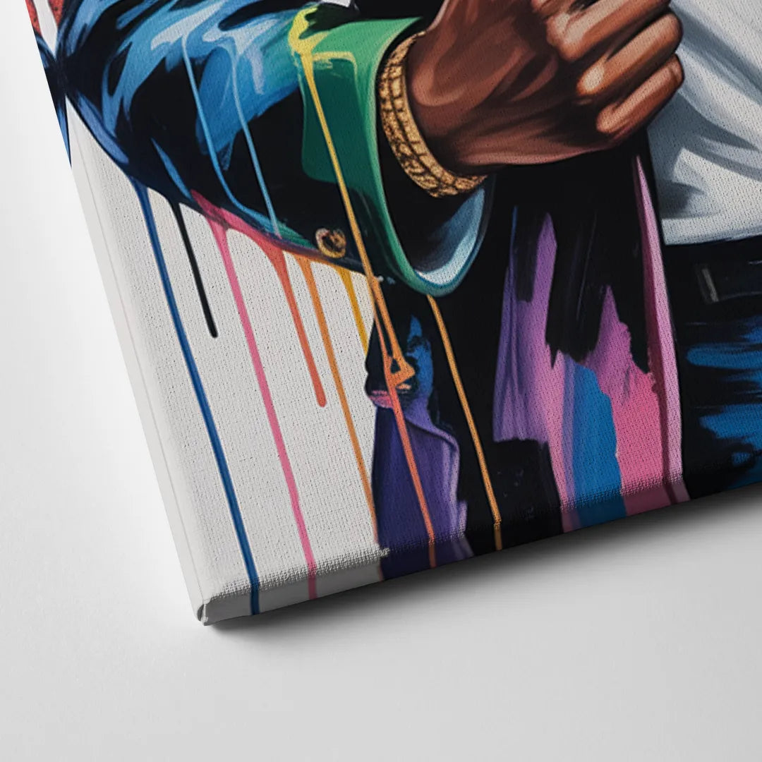 Graduation Canvas Close Up