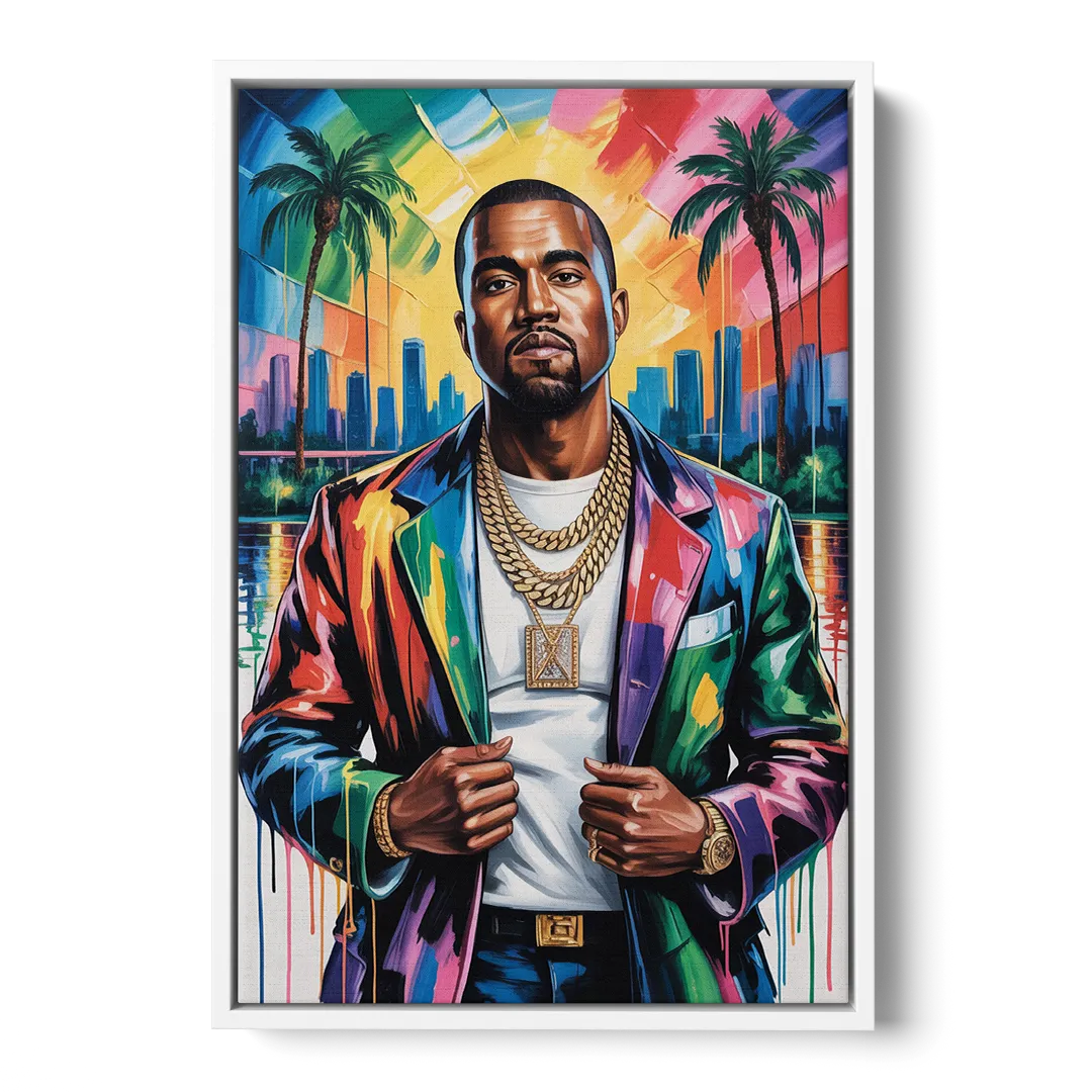 Graduation Front - White Canvas Wall Art