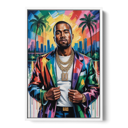 Graduation Front - White Canvas Wall Art