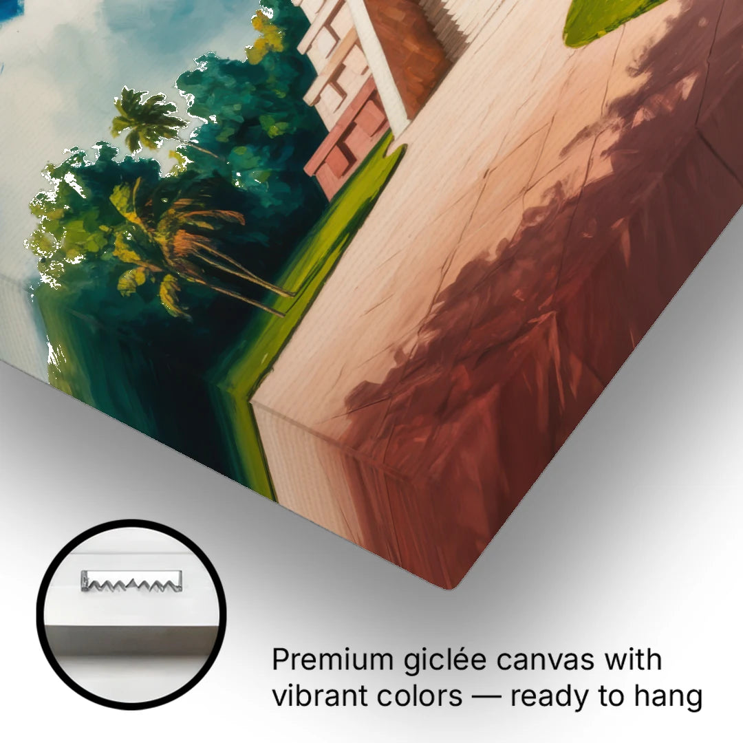 Gran Museo del Mundo Maya - Canvas Wall Art - Gallery Wrap Corner