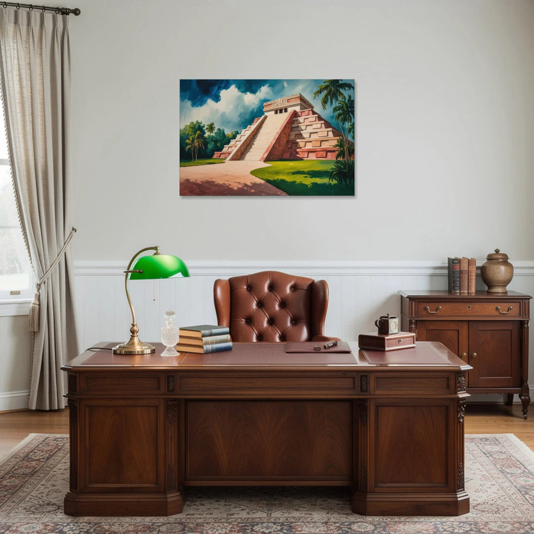 Gran Museo del Mundo Maya - Canvas Wall Art - Office - 36x24