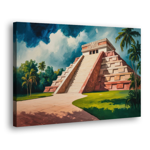 Gran Museo del Mundo Maya - Canvas Wall Art - Side