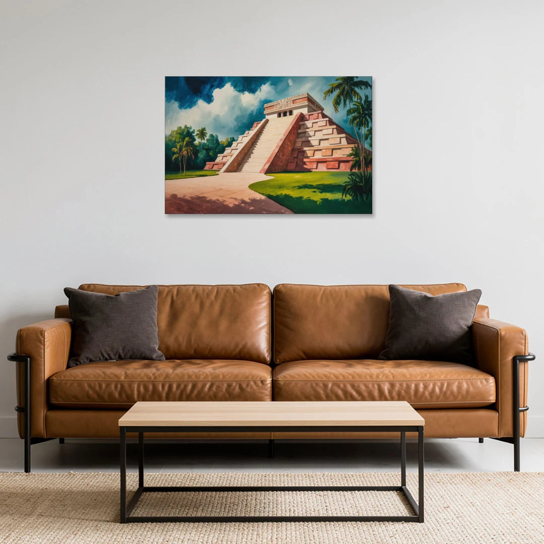 Gran Museo del Mundo Maya - Canvas Wall Art - Sofa - 36x24