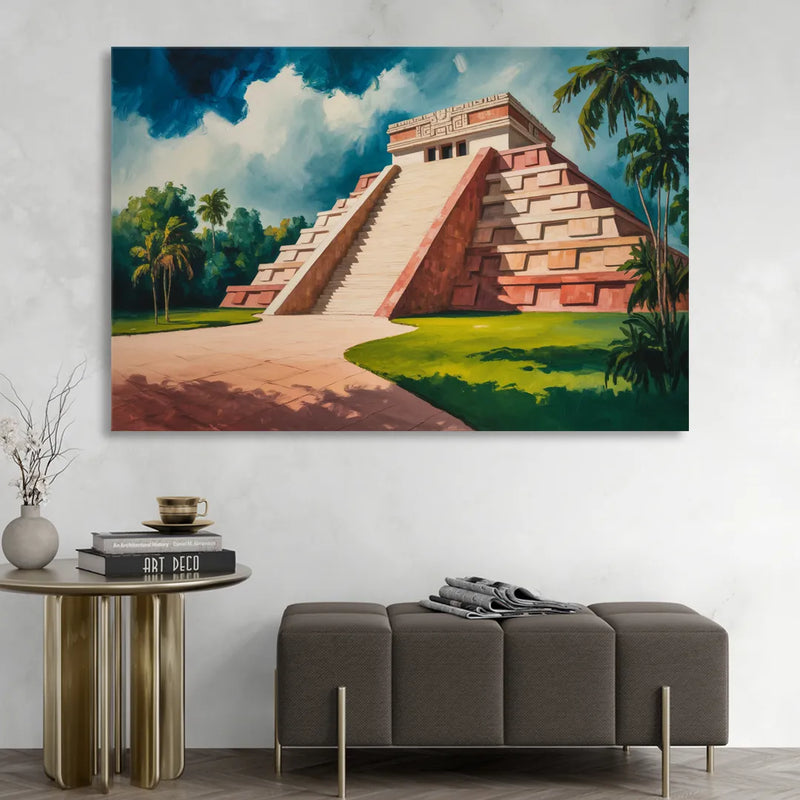 Gran Museo del Mundo Maya Living Room - Canvas Wall Art