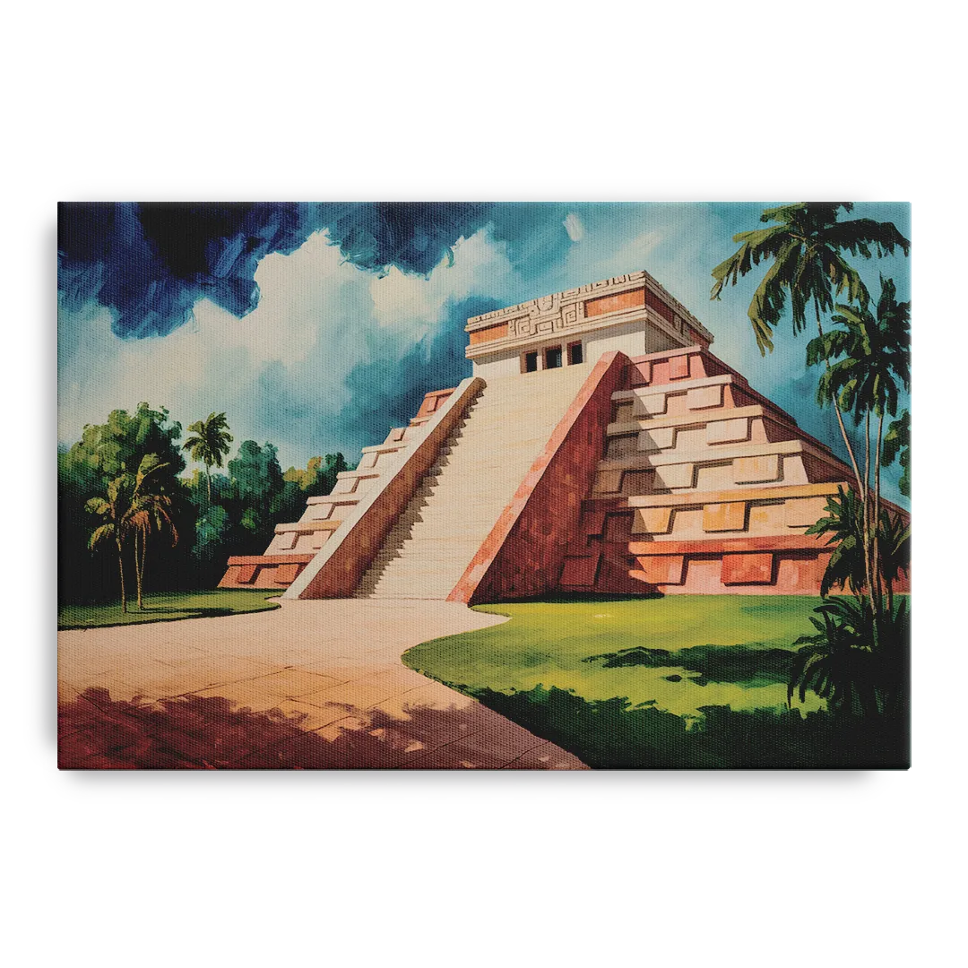 Gran Museo del Mundo Maya Front - Canvas Wall Art