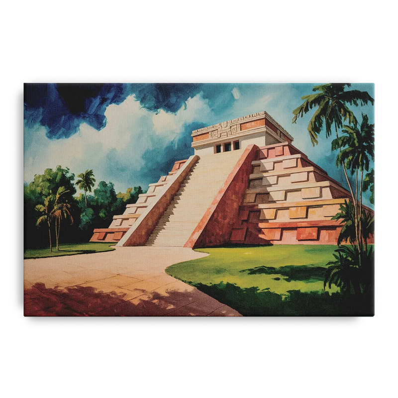 Gran Museo del Mundo Maya Front - Canvas Wall Art