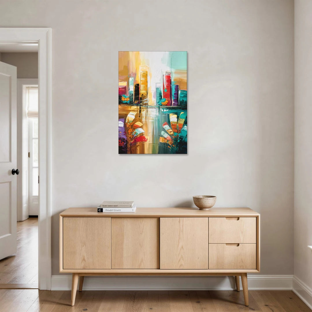 Grand Rapids Artistic City Vibes - Canvas Wall Art - Coffee Table - 24x36