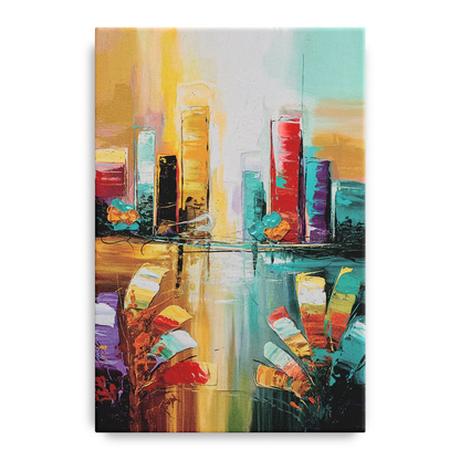 Grand Rapids Artistic City Vibes Front - Canvas Wall Art