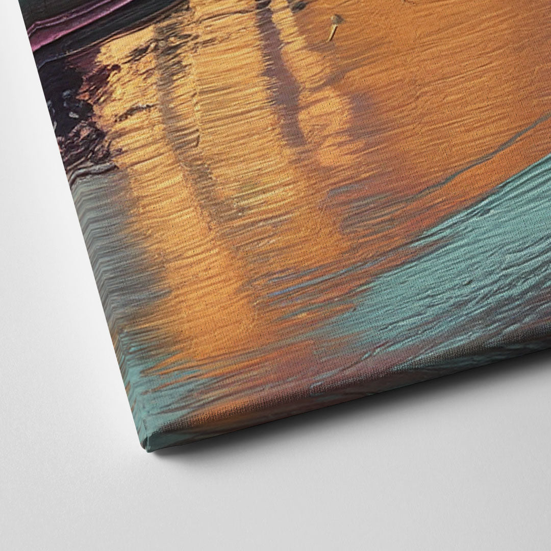 Grand Rapids Downtown Skyline Canvas Close Up