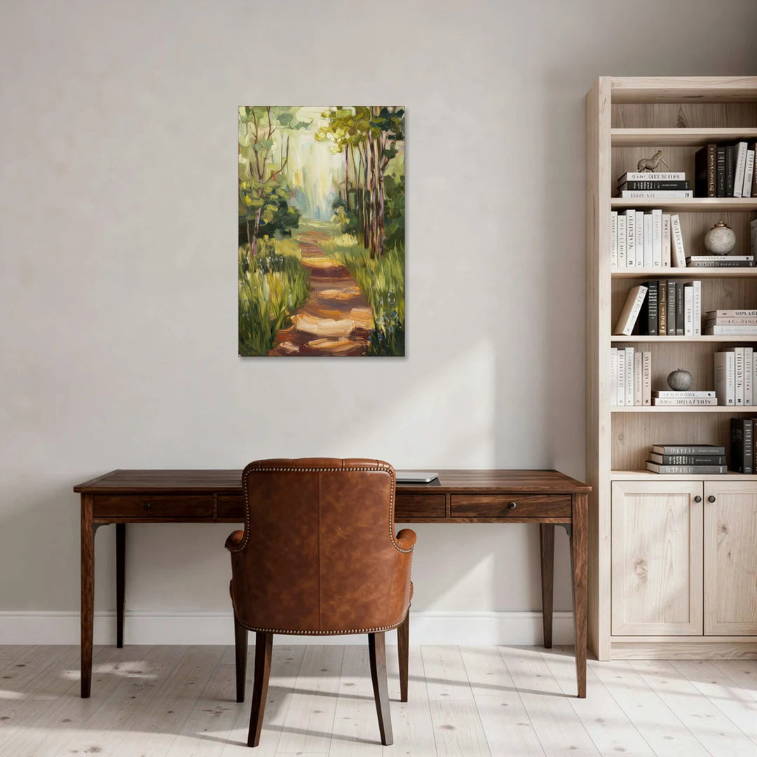 Grand Rapids Forest and Trails - Canvas Wall Art - Office - 24x36