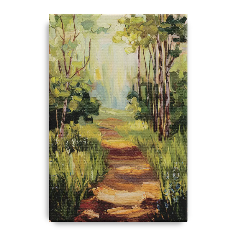 Grand Rapids Forest and Trails Front - Canvas Wall Art