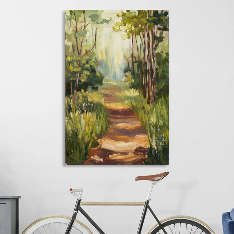 Grand Rapids Forest and Trails Sitting Room - Canvas Wall Art