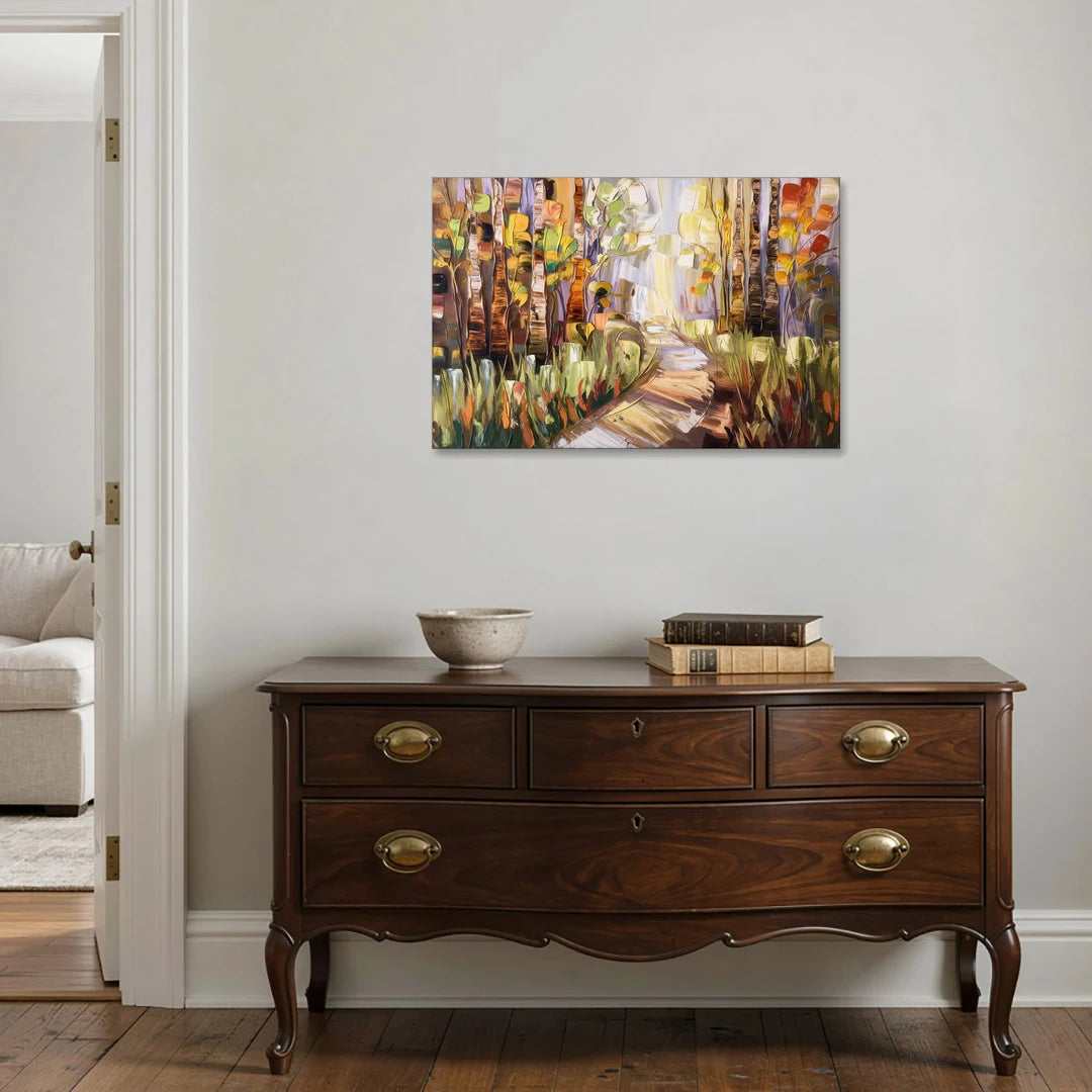 Grand Rapids Seasonal Foliage - Canvas Wall Art - Coffee Table - 36x24
