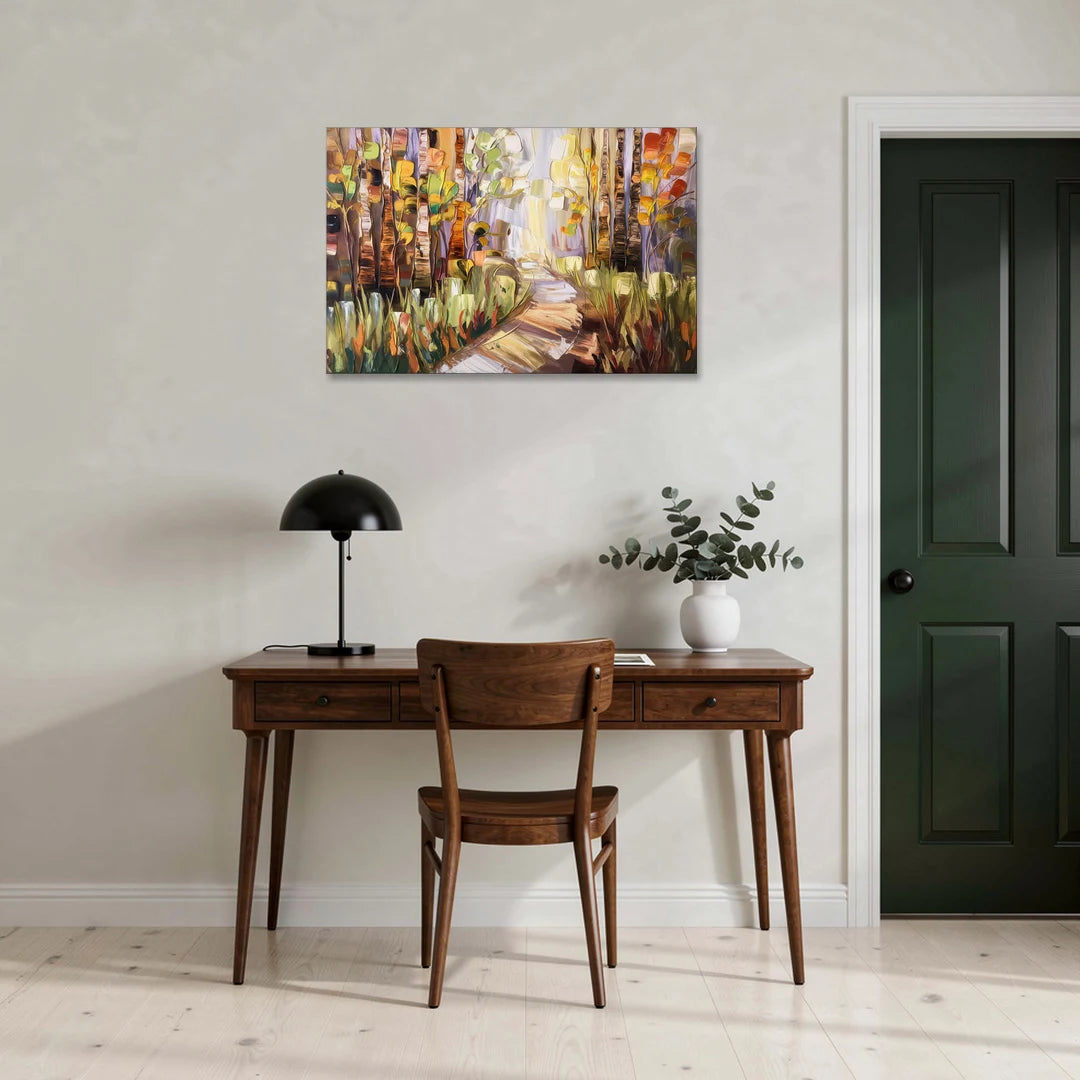 Grand Rapids Seasonal Foliage - Canvas Wall Art - Office - 36x24