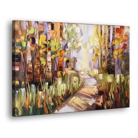 Grand Rapids Seasonal Foliage - Canvas Wall Art - Side