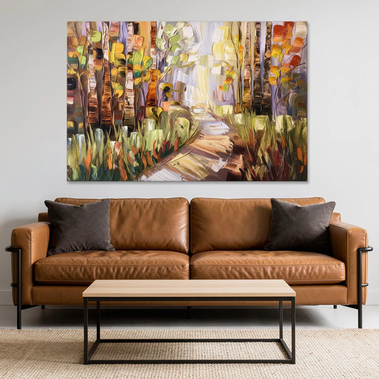Grand Rapids Seasonal Foliage - Canvas Wall Art - Sofa - 60x40