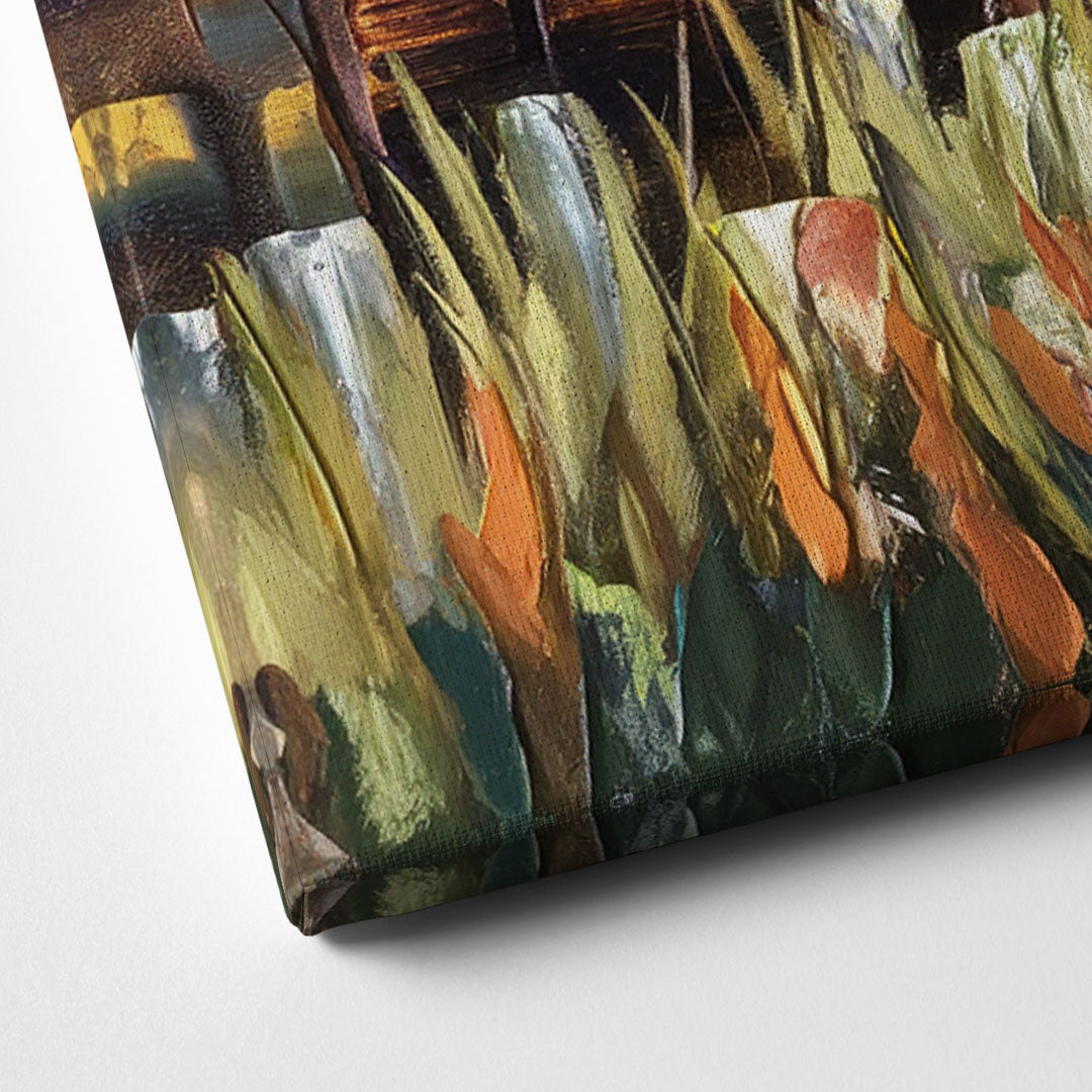 Grand Rapids Seasonal Foliage Canvas Close Up